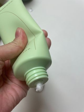스킨큐어 산다화 울트라 젠틀 약산성 세안제 — 5점을 준 리뷰어가 2023년 3월 올린 사용 사진