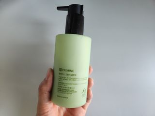 프리마인 메이크업과 들뜨는 각질까지 한방에 깐달걀로! 순하기까지한 셀베이스 그린티클렌저(200ml) — 5점을 준 리뷰어가 2023년 4월 올린 사용 사진