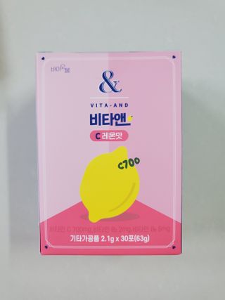 비타앤C 레몬맛, 망고맛 — 5점을 준 리뷰어가 2021년 5월 올린 사용 사진