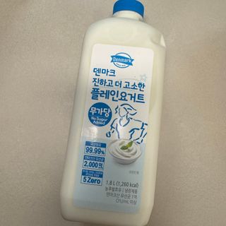 *구매평_[덴마크] 진하고 더 고소한 무가당 플레인 요거트 1.8L — 5점을 준 리뷰어가 2025년 9월 올린 사용 사진