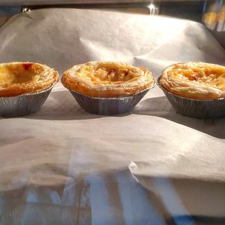 디앙뜨 포르투갈 에그타르트 오리지널 맛+패션후르츠+초콜릿타르트 맛 중 택1 — 5점을 준 리뷰어가 2021년 8월 올린 사용 사진