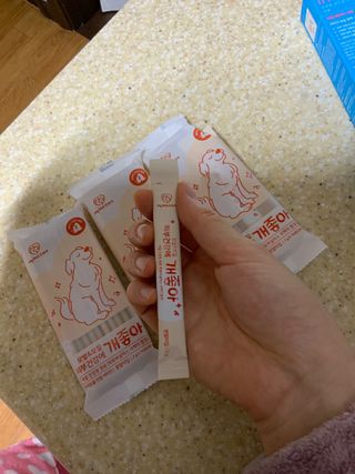My Pet Care 모발과 모질 피부건강에 개좋아 — 4.5점을 준 리뷰어가 2021년 3월 올린 사용 사진