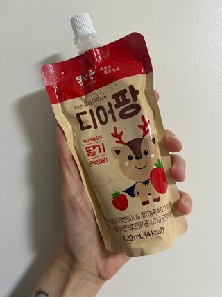[몸엔용] 우리 아이 건강간식, 달콤한 녹용곤약젤리 디어팡 4종 — 5점을 준 리뷰어가 2022년 4월 올린 사용 사진