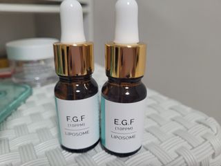 랑팡 EGF+FGF 10ppm 리포좀 앰플 원액 10ml — 5점을 준 리뷰어가 2021년 9월 올린 사용 사진