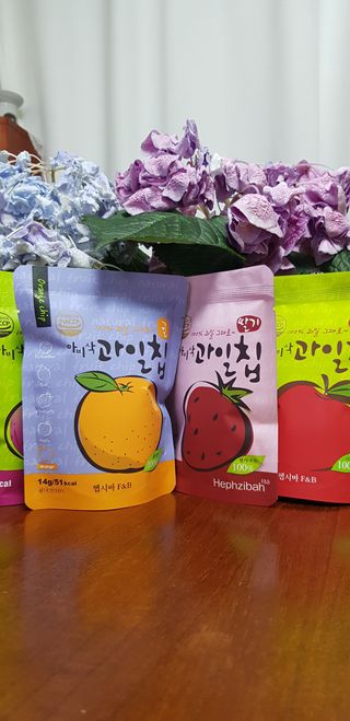 아비삭과일칩 5종 /딸기,사과,배,귤,무화과 5종 — 5점을 준 리뷰어가 2021년 5월 올린 사용 사진