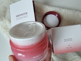 SOONWITH 바이오 수퍼 아쿠아 하이드로 젤 크림 — 5점을 준 리뷰어가 2021년 5월 올린 사용 사진