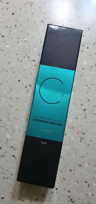 [스포츠 미스트] 쿨링샷 머슬 미스트(50ml) — 4점을 준 리뷰어가 2022년 7월 올린 사용 사진