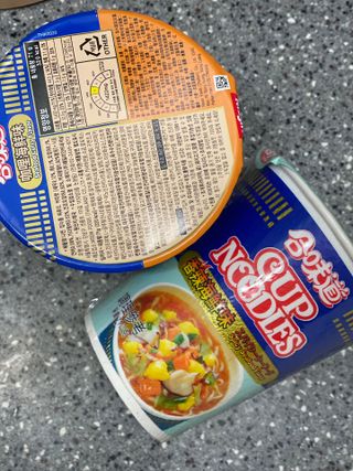 NISSIN 닛신 컵누들  4종 - 씨푸드오리지날, 씨푸드 스파이시, 씨푸드 커리, 씨푸드 XO소스 — 5점을 준 리뷰어가 2022년 11월 올린 사용 사진