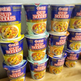 NISSIN 닛신 컵누들  4종 - 씨푸드오리지날, 씨푸드 스파이시, 씨푸드 커리, 씨푸드 XO소스 — 5점을 준 리뷰어가 2022년 4월 올린 사용 사진
