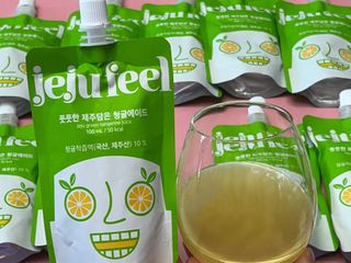 JEJUFEEL 풋풋한 제주담은 청귤에이드 — 5점을 준 리뷰어가 2022년 10월 올린 사용 사진