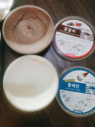 [브레이브퀸] 수제 그릭 요거트 + 그래놀라 세트 — 5점을 준 리뷰어가 2021년 12월 올린 사용 사진