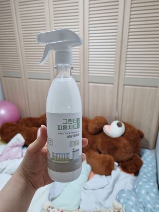 [엠메이데이] 그린티 피톤치드 감쪽같이 500ml + 손소독액 50ml — 5점을 준 리뷰어가 2022년 2월 올린 사용 사진