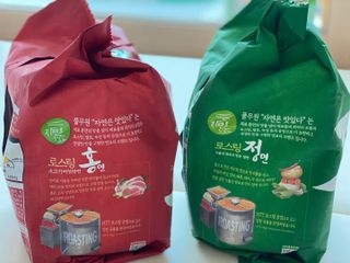 [풀무원] 자연은맛있다 정면, 백면, 홍면  세트 — 5점을 준 리뷰어가 2021년 4월 올린 사용 사진