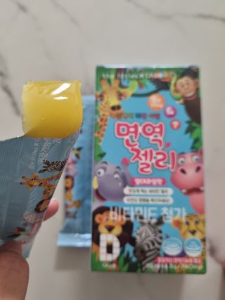다나음 셀렌에 빠진 아연면역젤리 열대과일맛+사과맛 — 5점을 준 리뷰어가 2023년 8월 올린 사용 사진