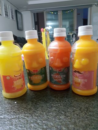 탐라원 제주의 맛, 몬딱주스 4종세트 - 한라봉몬딱주스, 천혜향몬딱주스, 청귤에이드, 당근몬딱주스 — 5점을 준 리뷰어가 2021년 8월 올린 사용 사진