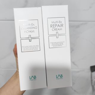 LAB FOR YOU 멀티엑스리페어크림 + 멀티엑스클렌징폼 — 4.5점을 준 리뷰어가 2022년 9월 올린 사용 사진