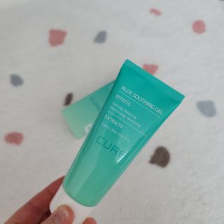 김정문알로에 큐어 큐어 맥시 알로에베라 겔 크림 — 4점을 준 리뷰어가 2021년 2월 올린 사용 사진