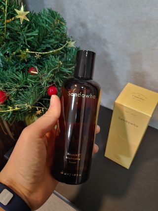 스킨큐어 산다화 비타민c 화이트닝 토너 150ml — 5점을 준 리뷰어가 2021년 12월 올린 사용 사진