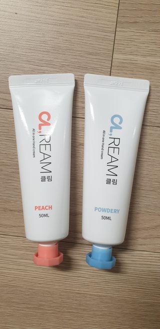 클림 9월 28일, 출시 손 세정의 번거로움을 없앤 핸드크림 — 5점을 준 리뷰어가 2021년 2월 올린 사용 사진
