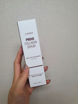 체르엠  프루브 콜라겐 앰플세럼 60ml 1병 — 4.5점을 준 리뷰어가 2022년 2월 올린 사용 사진