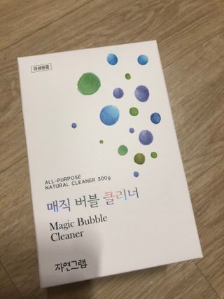 자연그램 매직버블클리너 스틱형 30포 — 5점을 준 리뷰어가 2021년 2월 올린 사용 사진