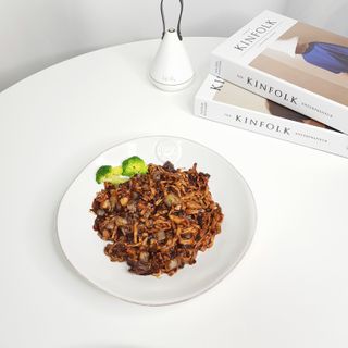 [풀무원] 식물성 저당질식 세트, 두부면 매콤라구파스타와 두부면 직화짜장 — 5점을 준 리뷰어가 2021년 3월 올린 사용 사진