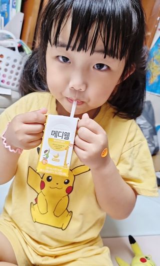 메디웰 페디아드링크 미니 바나나맛 — 5점을 준 리뷰어가 2022년 8월 올린 사용 사진