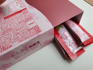 헬스업_쁘띠쁘띠석류콜라겐젤리_20g x 14포 — 5점을 준 리뷰어가 2021년 2월 올린 사용 사진