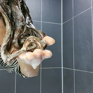 더마힐 헤어 컨디셔닝 샴푸 릴렉스 500ml — 5점을 준 리뷰어가 2021년 3월 올린 사용 사진
