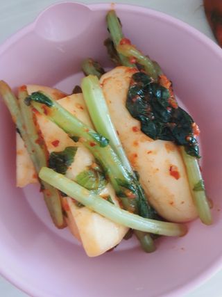 셰프애찬 알타리김치 총각김치 1kg — 5점을 준 리뷰어가 2022년 10월 올린 사용 사진