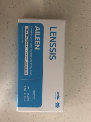 렌시스 LENSSIS [ 렌시스 ] 인생정착템 , 영롱한 매력이 있는 ＃에일린시리즈 1개월용 ｜ 4컬러 중 택1 ｜ — 5점을 준 리뷰어가 2021년 4월 올린 사용 사진