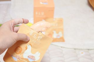 도그퓨어 푸드닭 강아지 닭고기 통살 애견간식 오리지널/차전자피/초록입홍합 — 5점을 준 리뷰어가 2021년 10월 올린 사용 사진