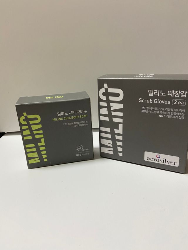 달콤리빙 밀리노 때장갑 때비누 세트 리뷰 사진