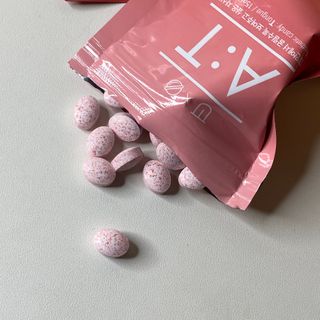 입 냄새 완화에 도움을 주는 에티켓 캔디 복숭아맛 앳캔디 — 5점을 준 리뷰어가 2021년 1월 올린 사용 사진