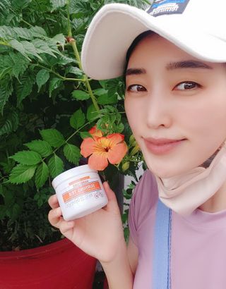 뉴트리션팩토리 하드코어버닝티 오리지널 — 5점을 준 리뷰어가 2021년 8월 올린 사용 사진