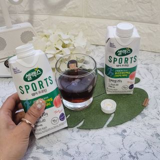 셀렉스스포츠 셀렉스 스포츠 웨이 프로틴 복숭아_ 330ml x 12팩 — 5점을 준 리뷰어가 2021년 4월 올린 사용 사진
