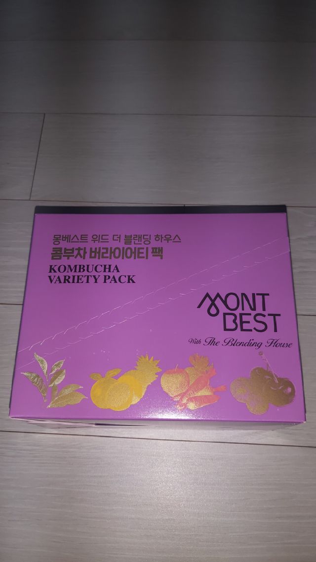 몽베스트 위드더 블랜딩 하우스 콤부차 _ 버라이어티팩 리뷰 사진