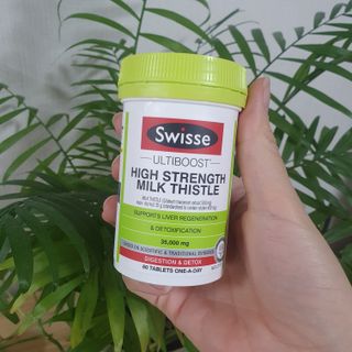 Swisse 스위스 고함량 밀크씨슬 35,000mg 60정 — 5점을 준 리뷰어가 2021년 11월 올린 사용 사진