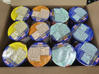 NISSIN 닛신 컵누들  4종 - 씨푸드오리지날, 씨푸드 스파이시, 씨푸드 커리, 씨푸드 XO소스 — 5점을 준 리뷰어가 2022년 4월 올린 사용 사진
