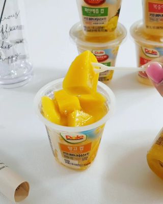 돌 MF[Dole] 파인애플컵/망고컵/복숭아컵 198g 6입X1박스 (맛 1가지 랜덤 발송) — 5점을 준 리뷰어가 2023년 6월 올린 사용 사진