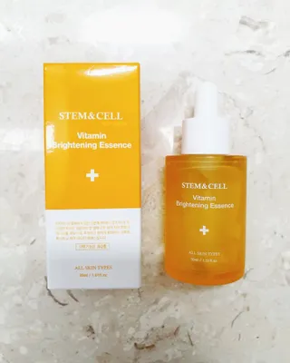 체르엠 스템앤셀 비타민 브라이트닝 에센스 30ml 1개 — 5점을 준 리뷰어가 2021년 9월 올린 사용 사진