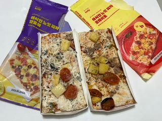 브라잇벨리 비건피자 [노밋피자알로하 & 노밋피자포테이토] 2가지맛 — 5점을 준 리뷰어가 2022년 7월 올린 사용 사진