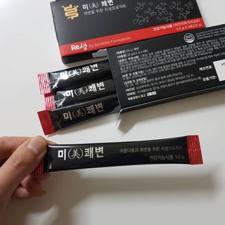 새롬바이오 리생 [미쾌변] 차전자피 식이섬유 건강기능식품 3팩 — 5점을 준 리뷰어가 2021년 6월 올린 사용 사진