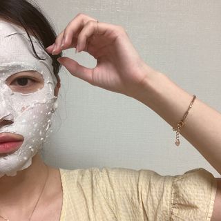 아이디플라코스메틱 페이스핏 플라스터 마스크 _ 리뉴얼 — 3점을 준 리뷰어가 2021년 5월 올린 사용 사진