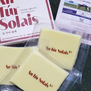 앙투어솔레 아일랜드 구워먹는 치즈 100 자연 치즈 와인안주 300g(100g x 3팩) — 4.5점을 준 리뷰어가 2022년 8월 올린 사용 사진