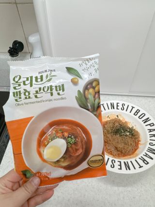 클린24시간 올리브 발효곤약면 찰비빔면 1세트-(3봉) — 5점을 준 리뷰어가 2024년 1월 올린 사용 사진