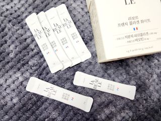 라보르 프렌치 콜라겐 화이트 — 5점을 준 리뷰어가 2022년 10월 올린 사용 사진