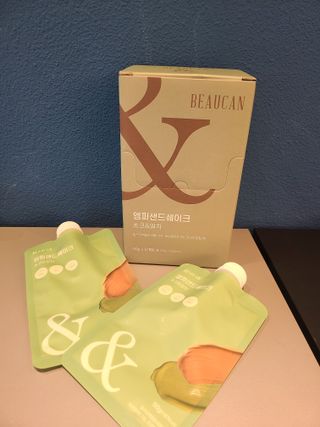 [뷰캔] 건강한 식사대용 앰퍼샌드 단백질 쉐이크 초코&말차 50g — 4점을 준 리뷰어가 2022년 6월 올린 사용 사진
