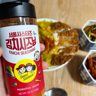 [서울시스터즈] 김치시즈닝 국내 최초 뿌려먹는 김치파우더 100g 1개+ 신제품 김치스낵 90g 2개 — 4점을 준 리뷰어가 2021년 8월 올린 사용 사진