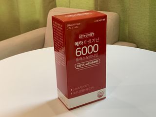 메타아르기닌 GC녹십자웰빙 메타 아르기닌 6000 플러스 오르니틴 — 5점을 준 리뷰어가 2022년 10월 올린 사용 사진